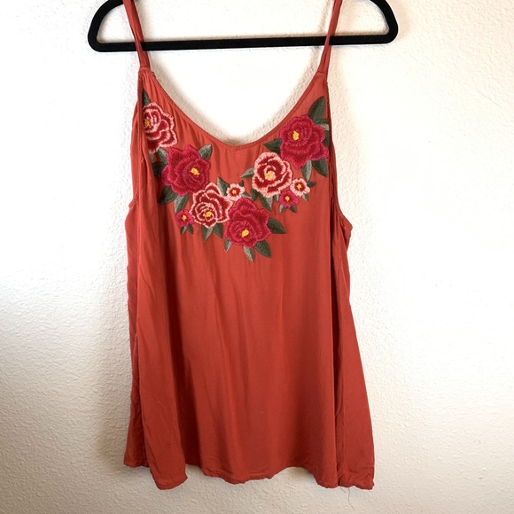 torrid Tops - Torrid Embroidered Flowy Boho Blouse Size XL